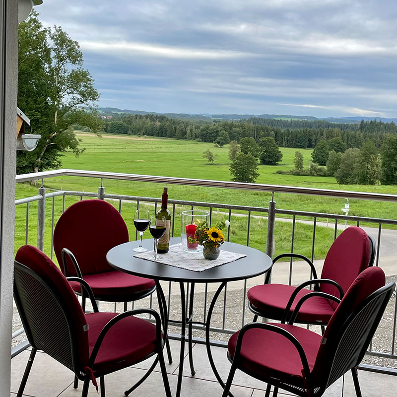 Balkon Haus Sonnentau bei Kißlegg
