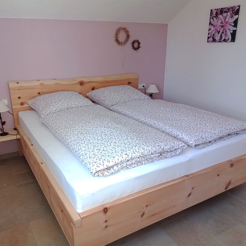 Bett in Ferienwohung