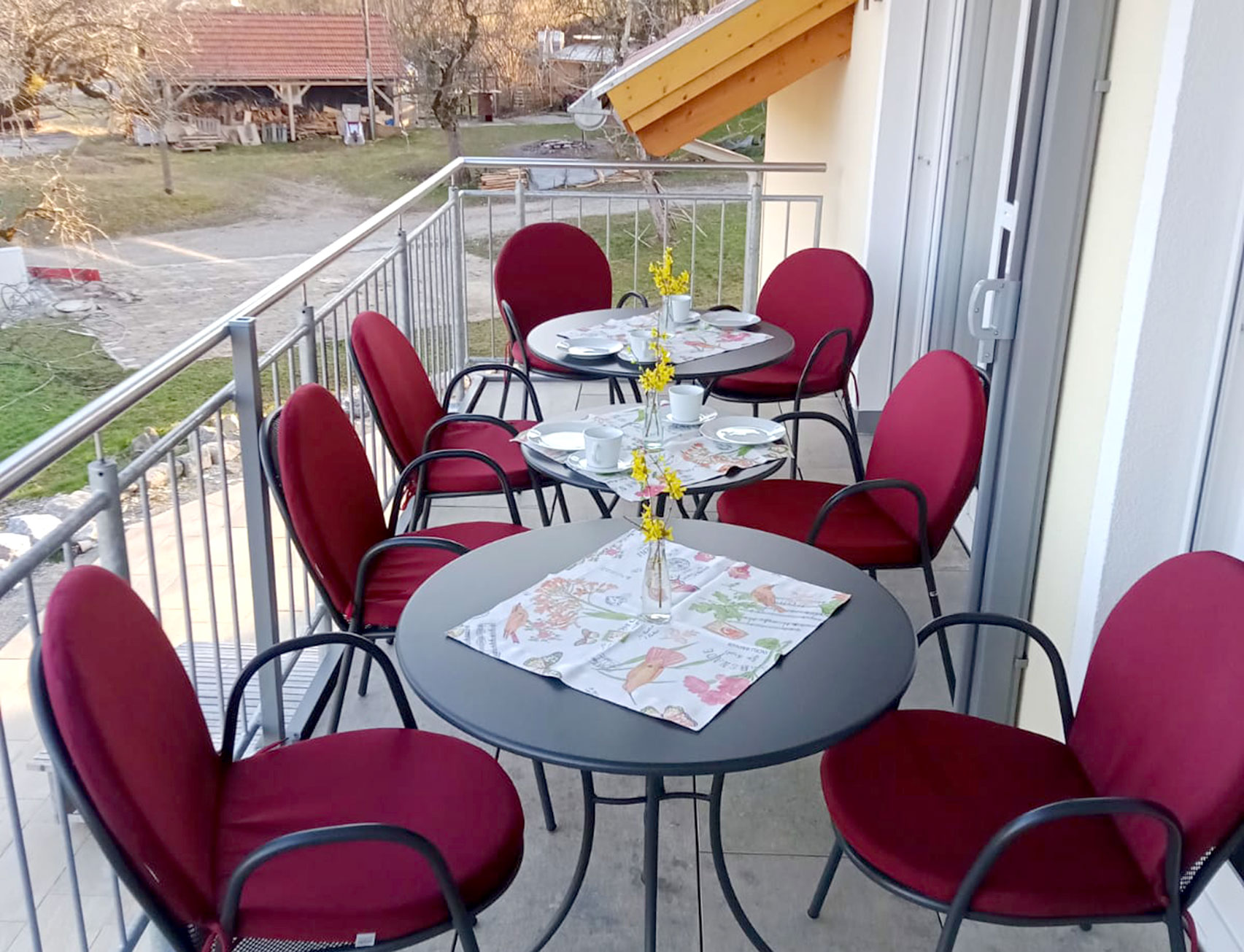 Balkon Ferienwohnung Kißlegg